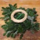 DIY Adventkranz selber binden mit grüner Tanne