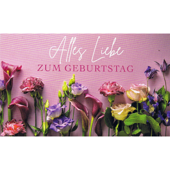 Zum Geburtstag alles Gute!