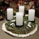 Adventkranz White Style