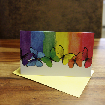 Design Karte Schmetterling